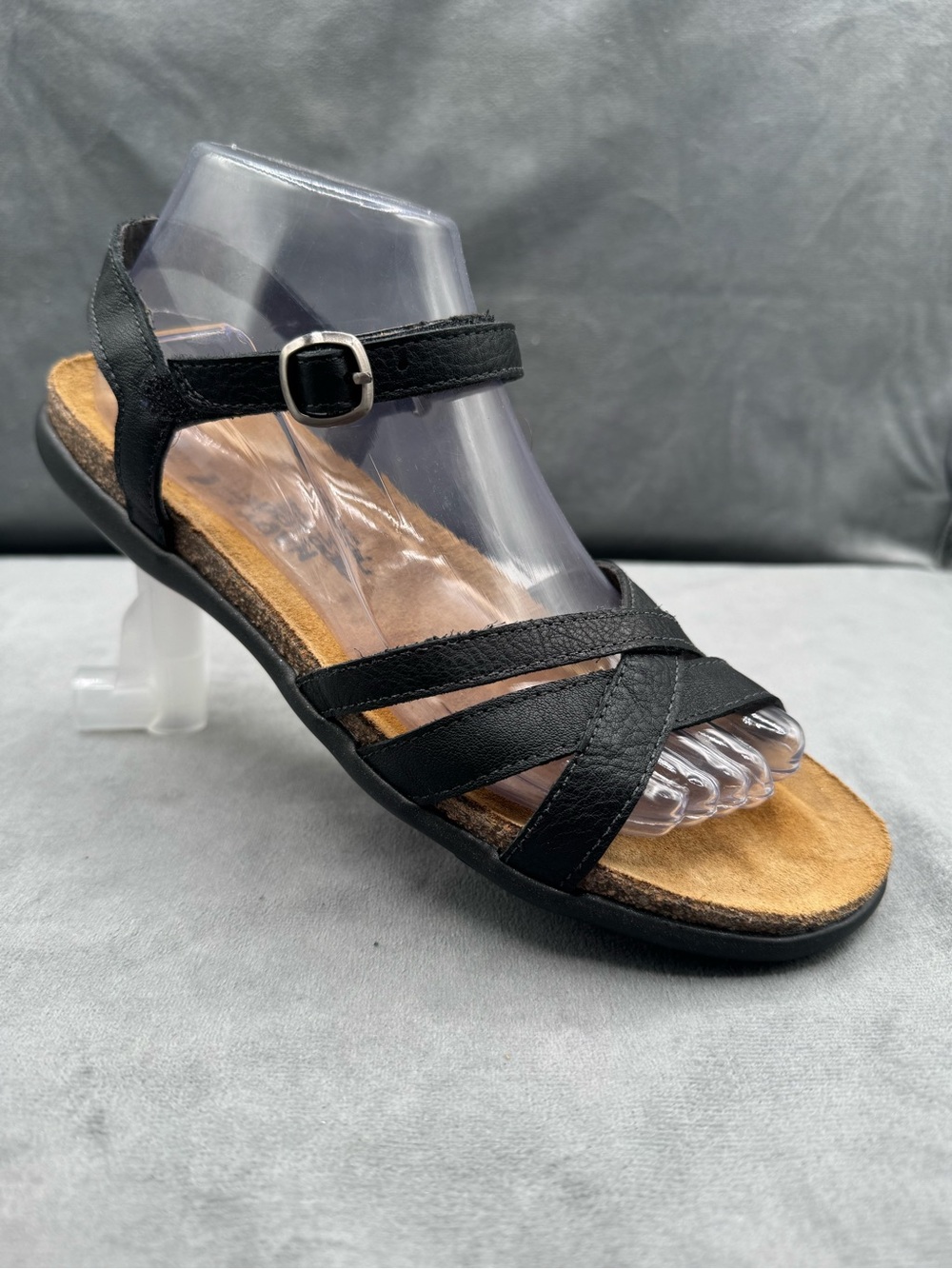 Naot Patricia Sandals Women’s Size 10 Soft Black Leather Comfort
